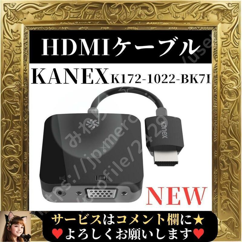 ☆未使用☆ Kanex HDMI アダプター オーディオ対応 K172-1022-BK7I