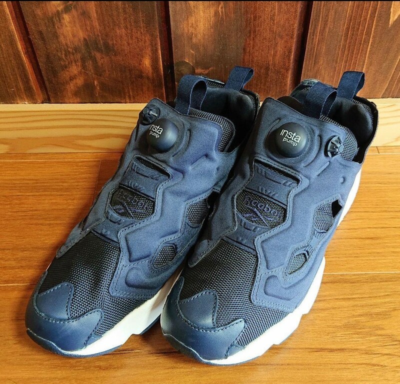 23 良品 Reebok INSTAPUMP FURY OG インスタポンプフューリー V65752 リーボック インスタ ポンプ フューリー 紺 白 INSTA PUMP FURY