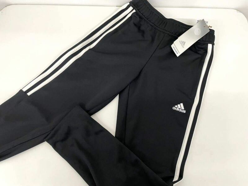 新品■アディダス adidas ボーイズ キッズ スウェットパンツ 150 黒 ブラック 3ライン GT1347