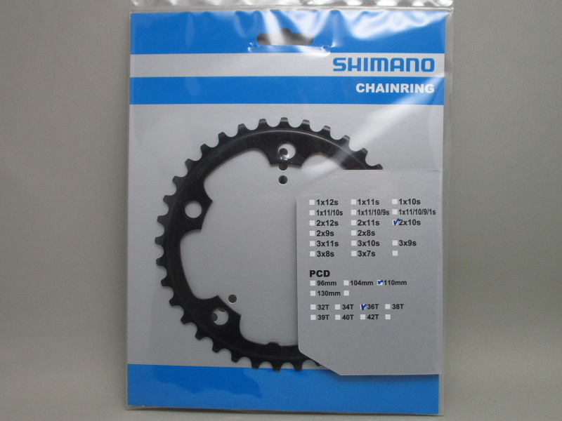 シマノ　SHIMANO　FC-CX50　36T　ブラック　チェーンリング