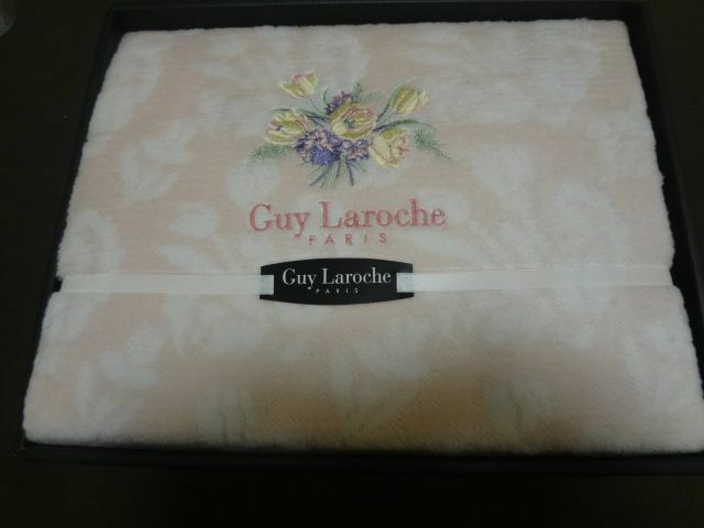 ■Guy Laroche Paris ギラロッシュ　綿ボアーシーツ　140×240cm■