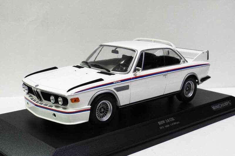 【PMA】1/18 BMW 3.0 CSL (E9) 1973年 ホワイト (商品№ 155 028136)ダイキャスト製のミニカー