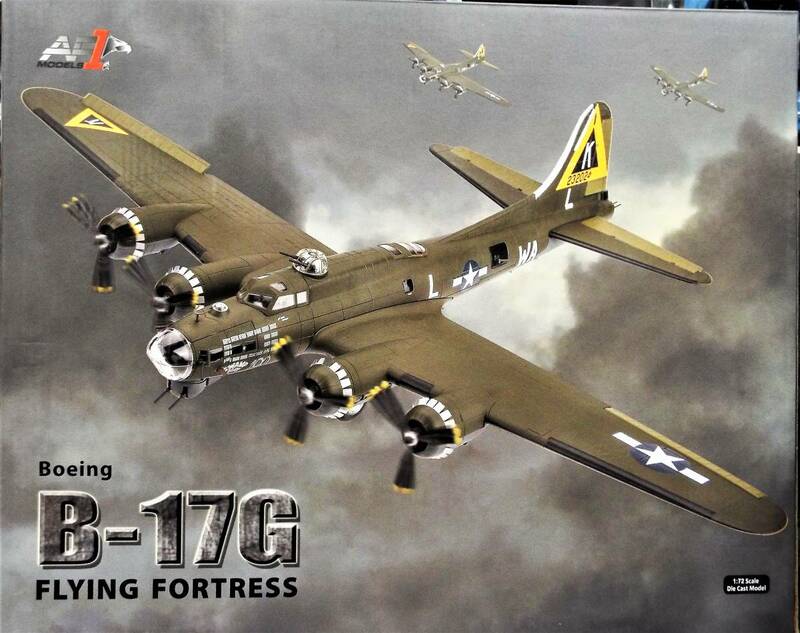 【AF１】1/72 ボーイング G-17G フライング フォートレス 第524爆撃飛行隊'スワン・ファイアー''44 OD色のダイキャスト製完成機