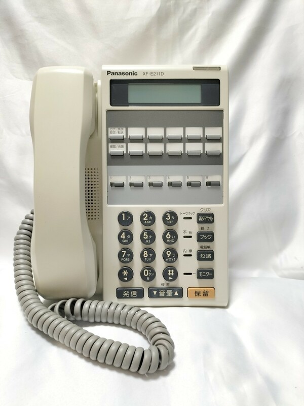 Panasonic ビジネスフォン デジタル多機能電話機 XF-E211D No.612