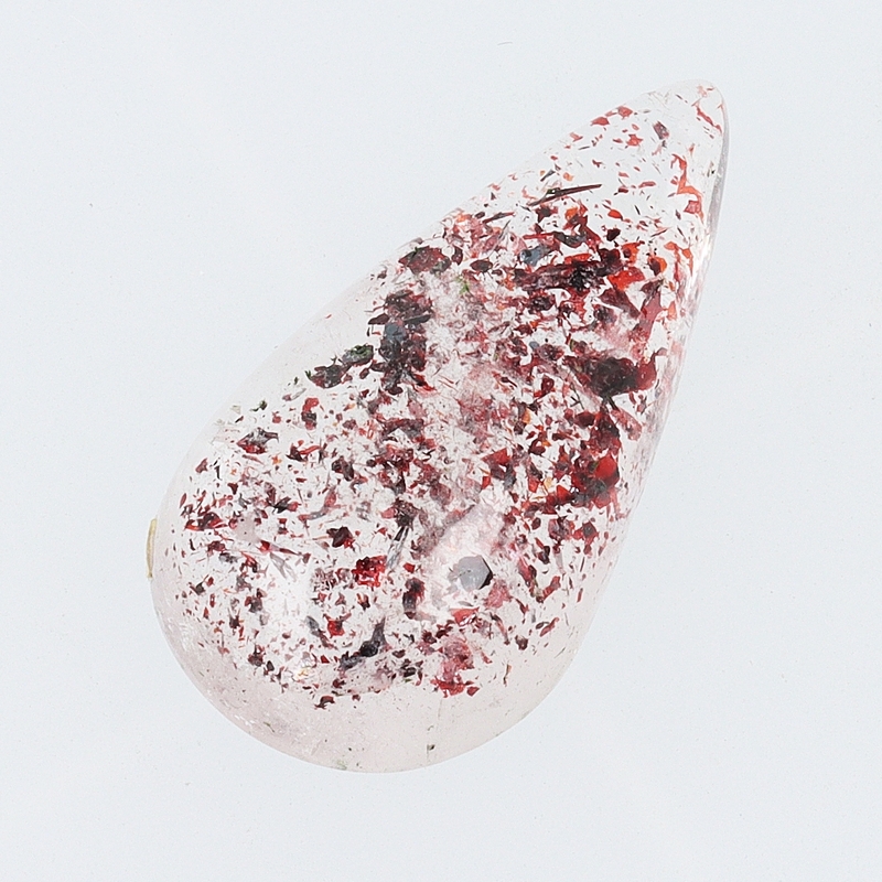 【パワーストーン】ストロベリークオーツ（水晶）14.02ct裸石【J-62】