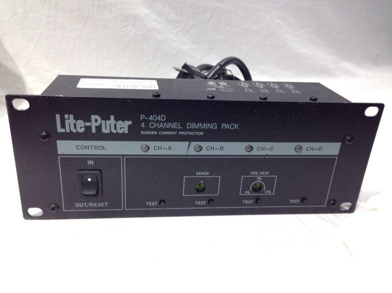 ★5068★Lite-Puter　P-404D　4ch DIMMING PACK　照明機器　ライブ　調光スイッチ