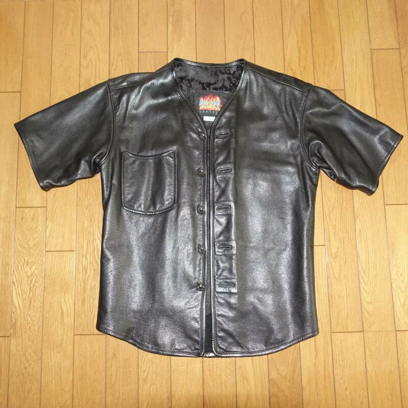 BWL Baseball Shirt S 黒　ビルウォールレザー