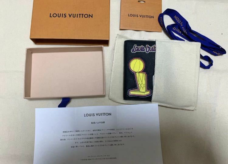 極美 NBA LOUIS VUITTON ルイヴィトン 財布 定期券入れ カード ケース ワールドチャンピオン コレクション