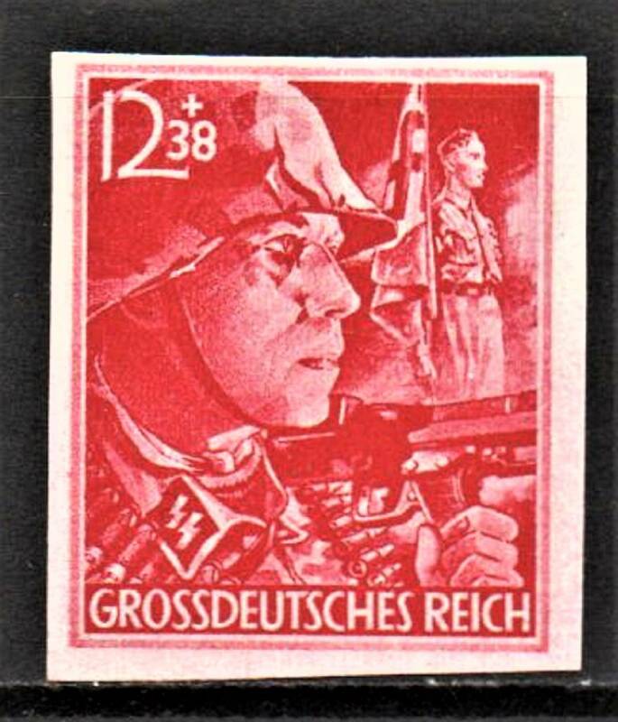 《g-128》ドイツ第三帝国 / 1945年・SA & SSメンバー・無目打ち ２種完（未・ヒンジ跡）