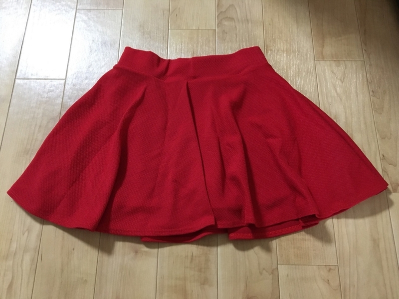 美品 ミニー ディズニー Disney スカート 赤色 レッド ハロウィン パーティー 仮装 コスプレ 衣装