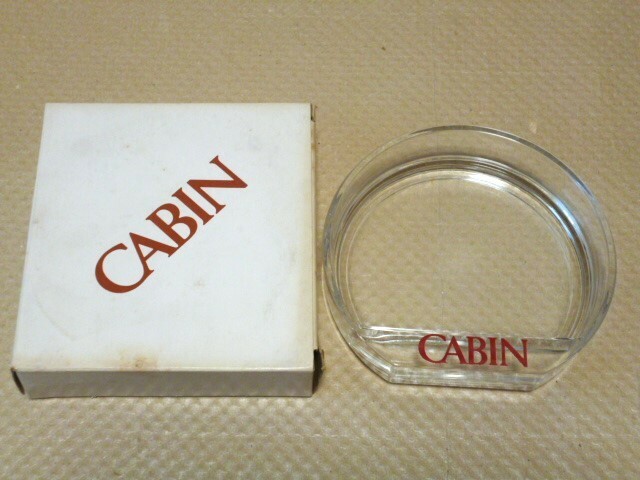 煙草 たばこ キャビン CABIN ガラス製 灰皿 未使用 非売品 小物入れに使えます！