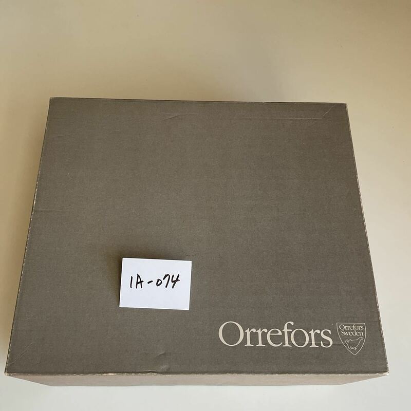 ★オレフォス★Orr e f o r s★グラス★スエーデン★1A-074★蔵出し★シャンパングラス★新品★未使用★ペア★