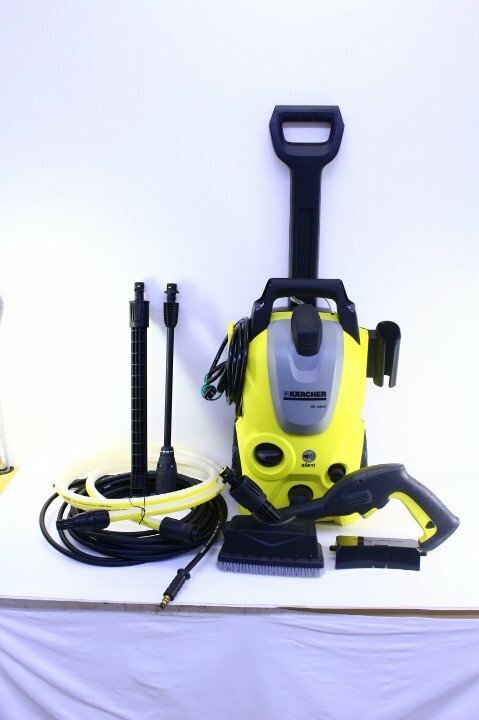 ●KARCHER ケルヒャー K3サイレント 高圧洗浄機 水冷式 西日本 60Hz地域用 静音 掃除 清掃 洗車 付属品あり 箱付き【10876479】