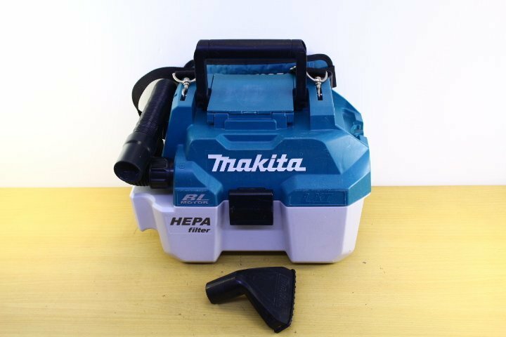 ●makita マキタ VC750D 充電式集じん機 乾湿両用 業務用 18V 7.5L 掃除機 清掃 電動工具 付属品あり【10875212】