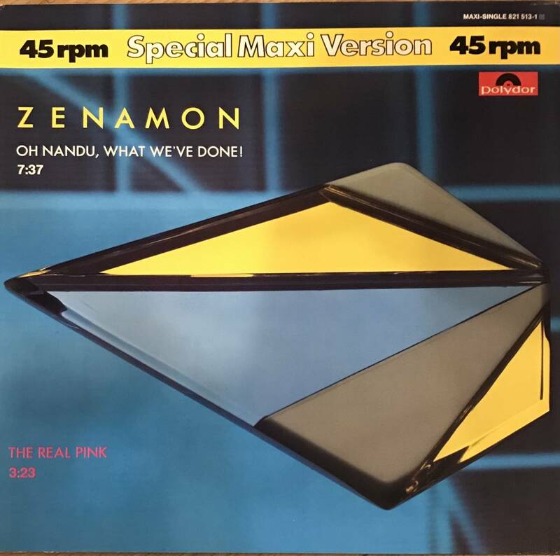 超高音質 オリジナル盤 Zenamon - Oh Nandu, What We've Done! バレアリック ニューエイジ DJ Harvey