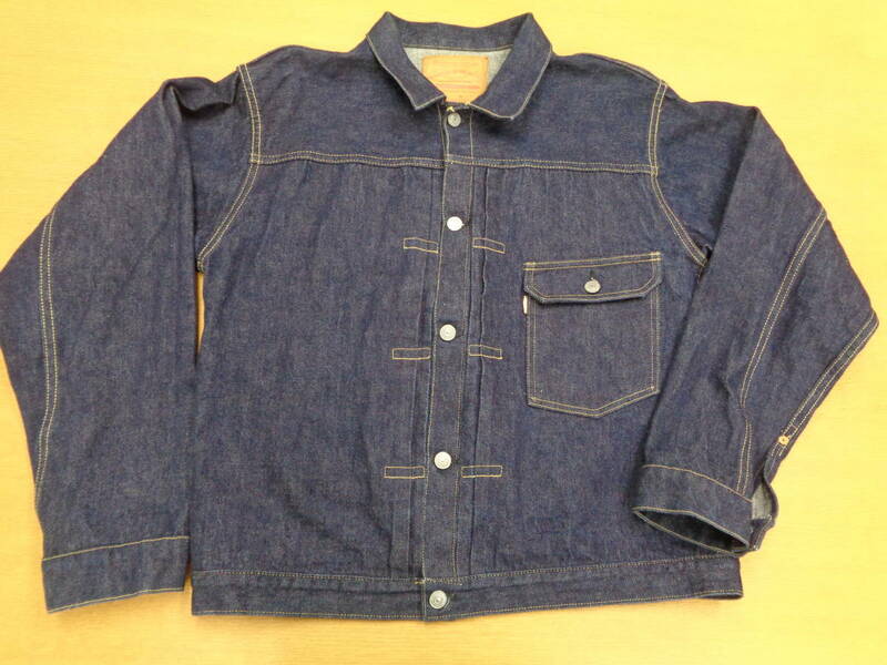  美品 WAREHOUSE ウエアハウス Lot 2000XX DEAD STOCK BLUE デニムジャケット ジージャン サイズ 42 DEAD STOCK BLUE DENIM 