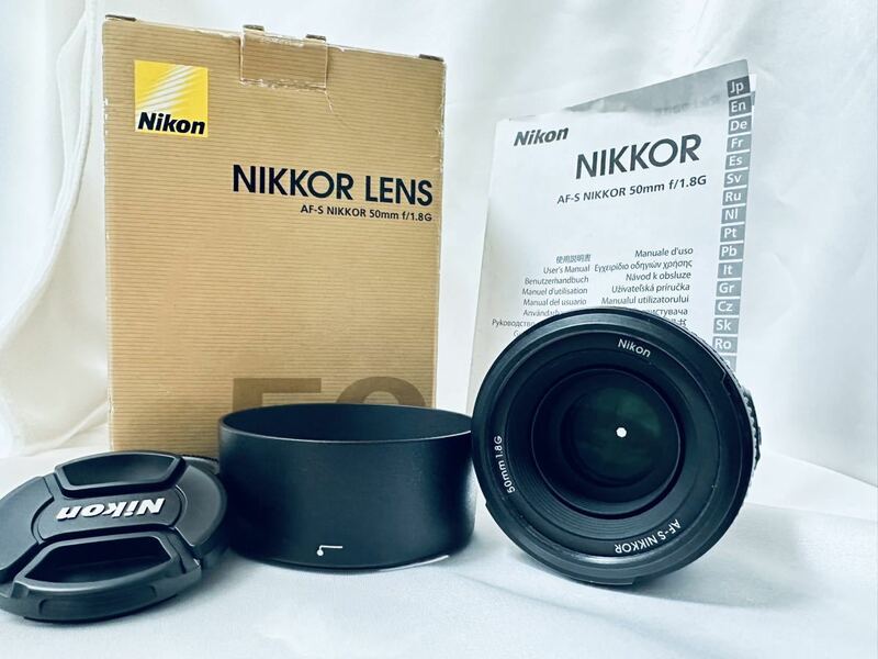 【極上美品】 ニコン Nikon AF-S 50mm F1.8 G #L-0130