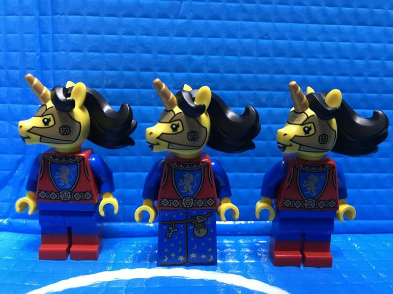 LEGO レゴ☆ミニフィギュア ユニコーン 騎士&魔法使い 3体セット☆未使用☆ミニフィグ☆ナイト、城、キャッスル、ライオン