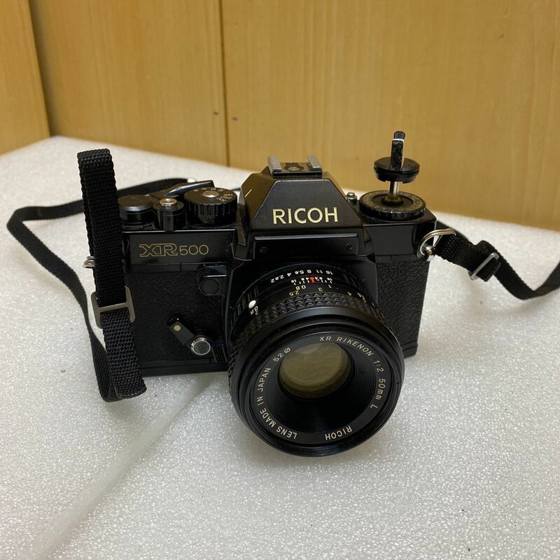 XL7786 ★リコー RICOH XR500 AUTO フイルム 一眼レフカメラ XR RIKENON 50mm シャッターNG