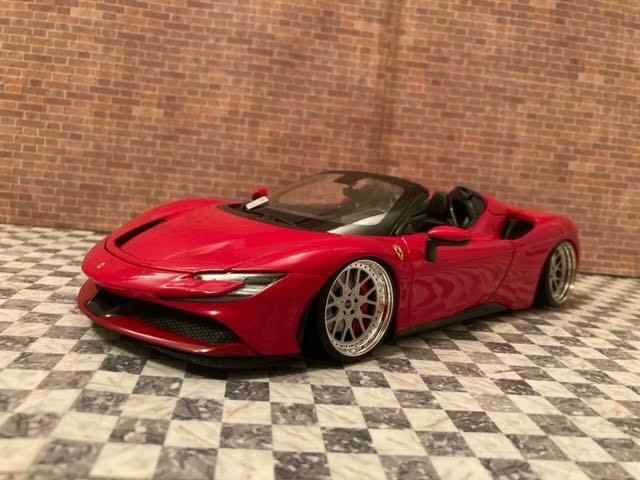 1/18 SF90 Spider フェラーリ スパイダー BBS カスタム マイスト