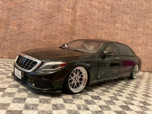 1/18 希少 世界限定 GT-Spirit BENZ メルセデスベンツ マイバッハ MAYBACH Brabus ブラバス 900 S BBS 黒 カスタム