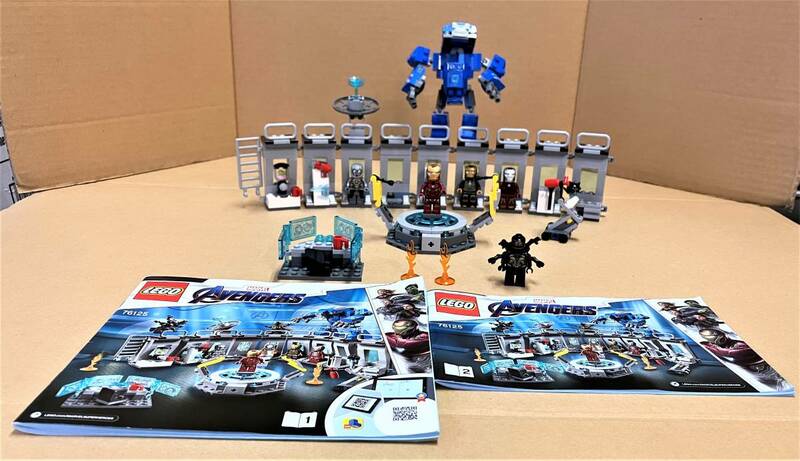 ☆レゴLEGO 正規品 スーパー・ヒーローズ アイアンマンのホール・オブ・アーマー 76125①+② 組立済み【USED美品/委託品】