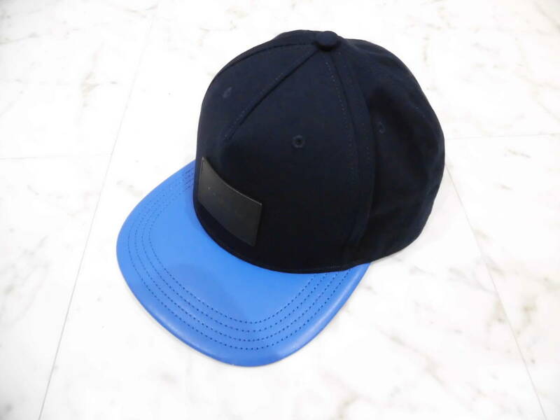 【美品】 COACH コーチ メンズ キャップ カラーブロック フラット ブリム ハット CLRBLK FLT BRM HAT 品番F34718 定価25,300円