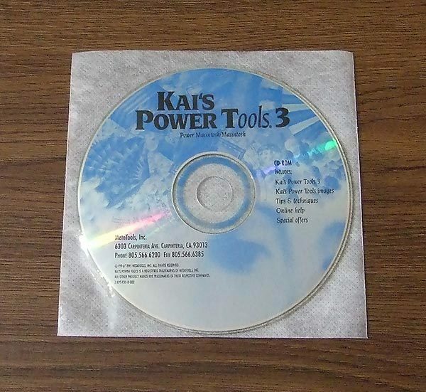 KPT KAI'S Power Tool 3 英語版 Macintosh Photoshop Plug-in ディスクのみ