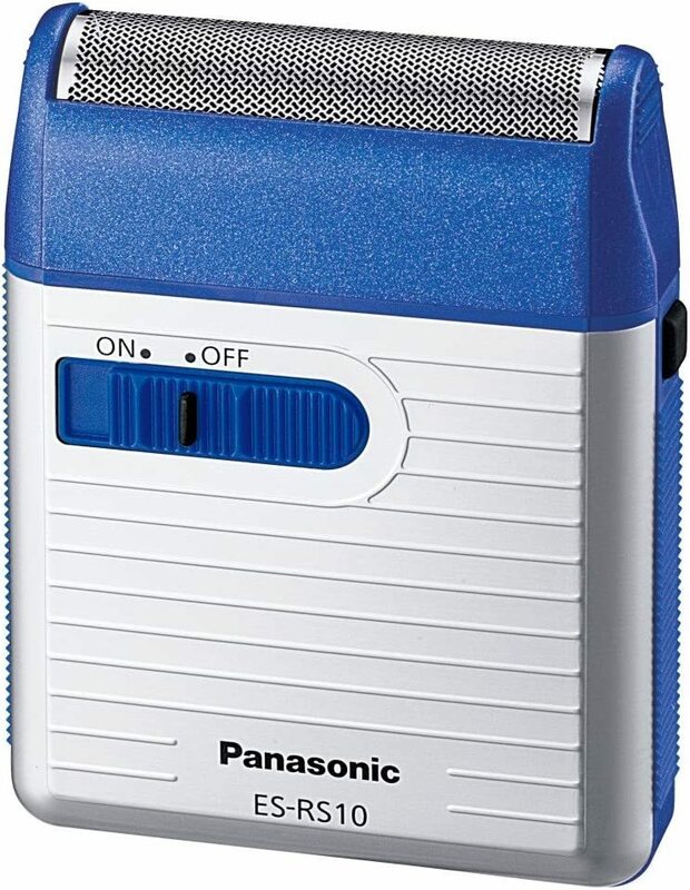 パナソニック メンズシェーバー 1枚刃 青 ES-RS10-A ステンレス1枚刃 携帯に便利 旅行 出張 日本製 乾電池式