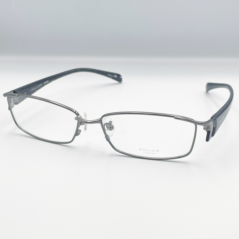 メガネフレーム POLICE ポリス V8678J COL.568 フルリム チタニウム 日本製 メガネ 眼鏡 新品未使用 送料無料