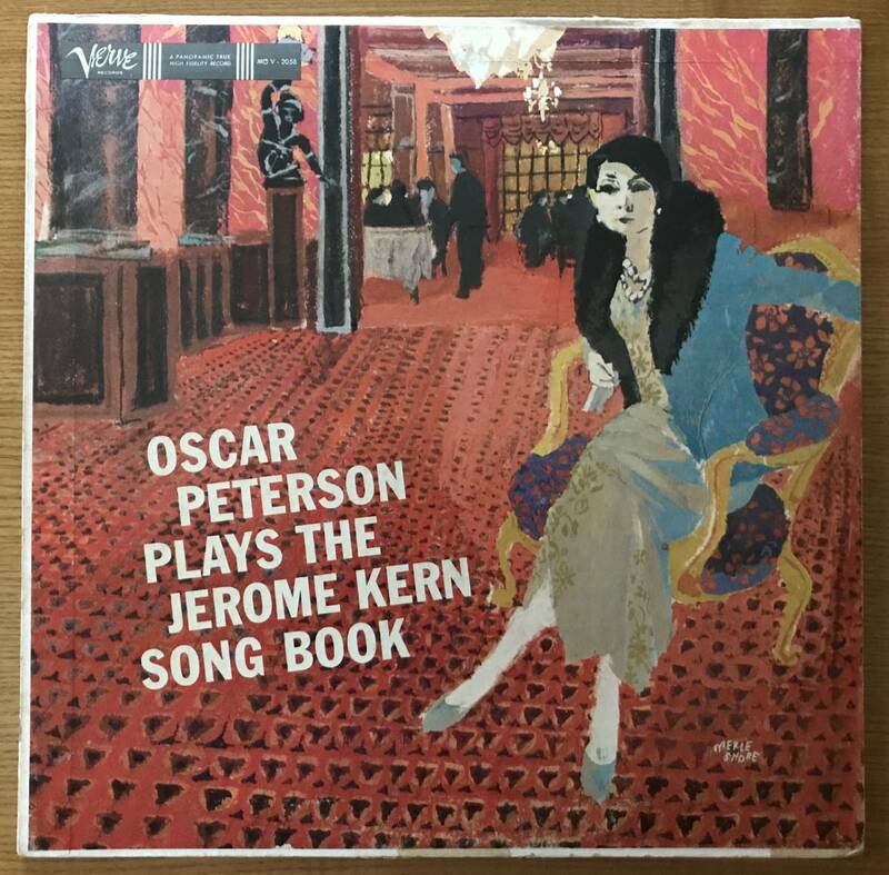 OSCAR PETERSON PLAYS THE JEROME KERN SONG BOOK 　VERVE MG V-2056 MONO original盤