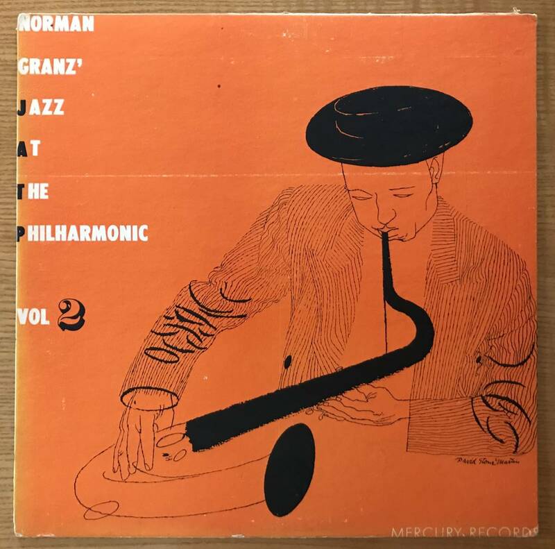 NORMAN GRANZ' JAZZ AT THE PHILHARMONIC VOL.2　MERCURY 10inch original盤