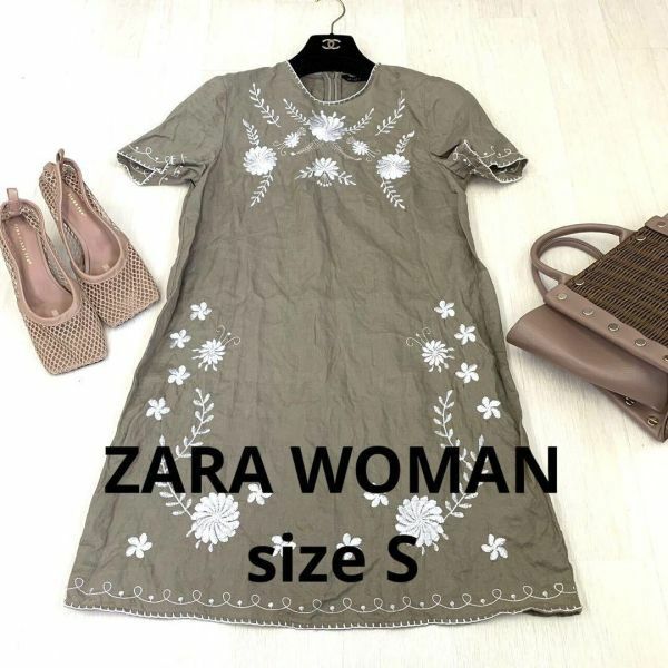 ZARAWOMAN 刺繍ワンピース　size S