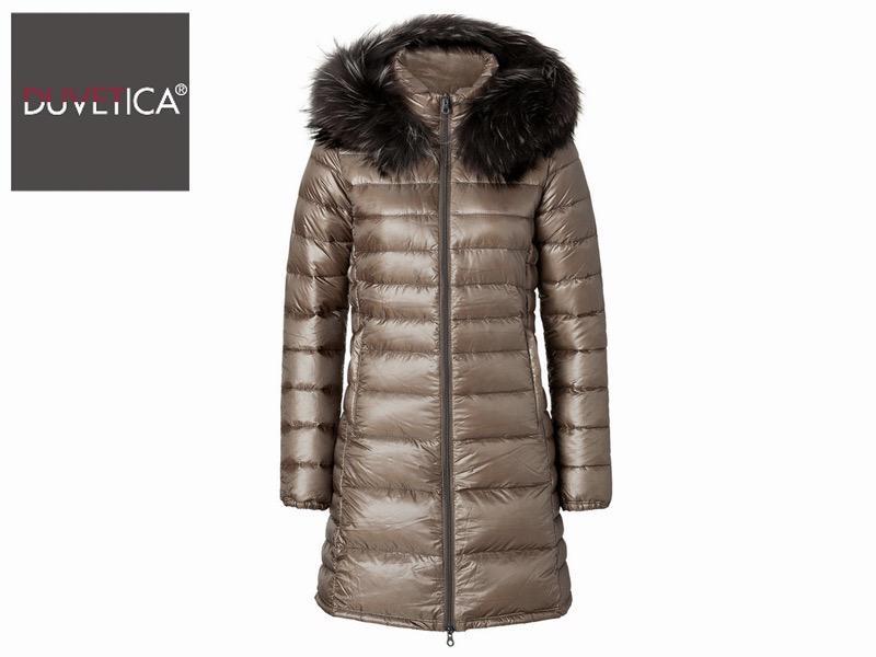 値下げ★新品★ デュベティカ/DUVETICA フードダウンコート 脱着ラクーンファー　OCIROE/38 オシロエ