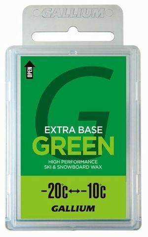 GALLIUM(ガリウム) EXTRA BASE GREEN SW2073 ホットワクシング用ワックス -20~-10℃ 100g グリーン
