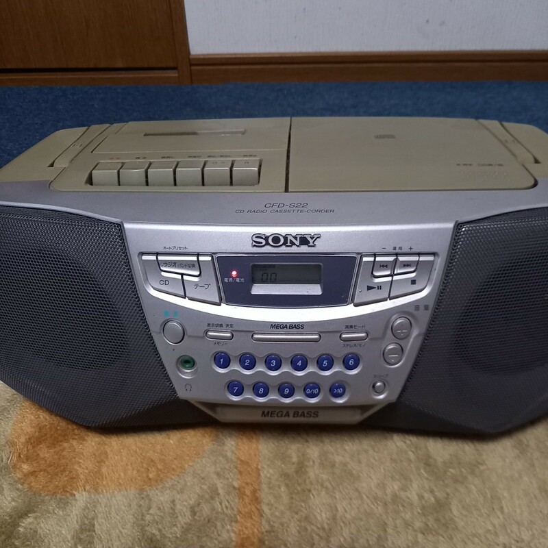 SONY CDラジカセ ジャンク品 CFD-S22