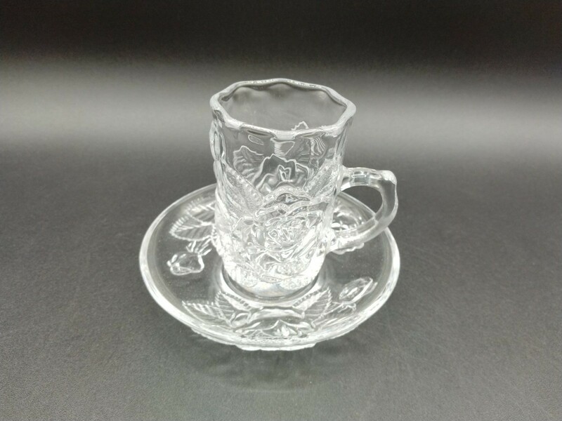グラス＆ソーサー チャイグラス ガラス コップ 皿