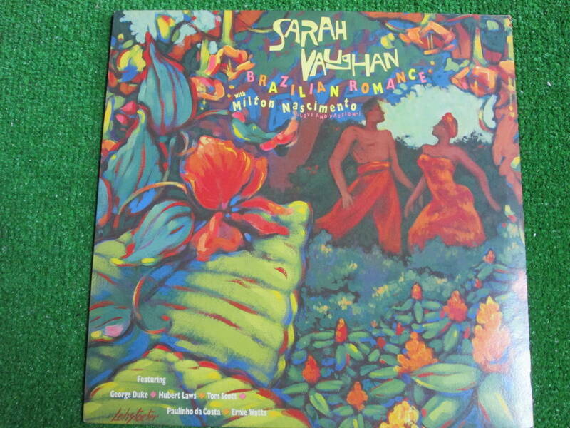 【送料無料】中古レコード ★SARAH VAUGHAN With Milton Nascimento/Brazilian Romance ☆サラ・ヴォーン CBS 4601561 