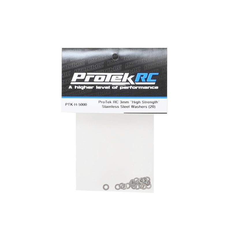 ProTek RC ステンレス スチール ワッシャー 3mm x 6.3 x 0.5 (20枚) ラジコンパーツ RCメンテナンス 修理 カスタム ☆送料込み PTK-H-5000