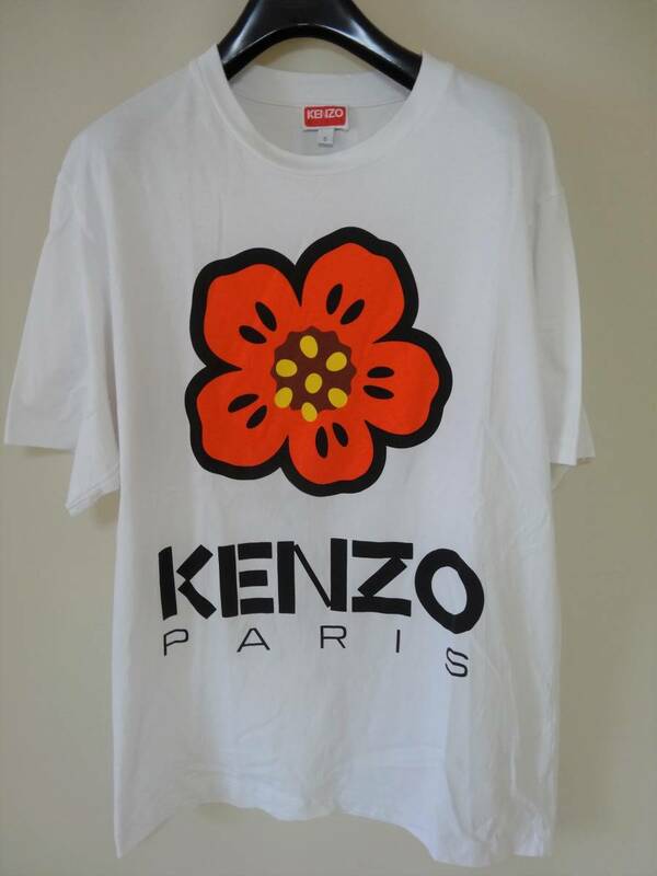 KENZO ケンゾー Tシャツ BOKE FLOWER 白地 Sサイズ (B26)