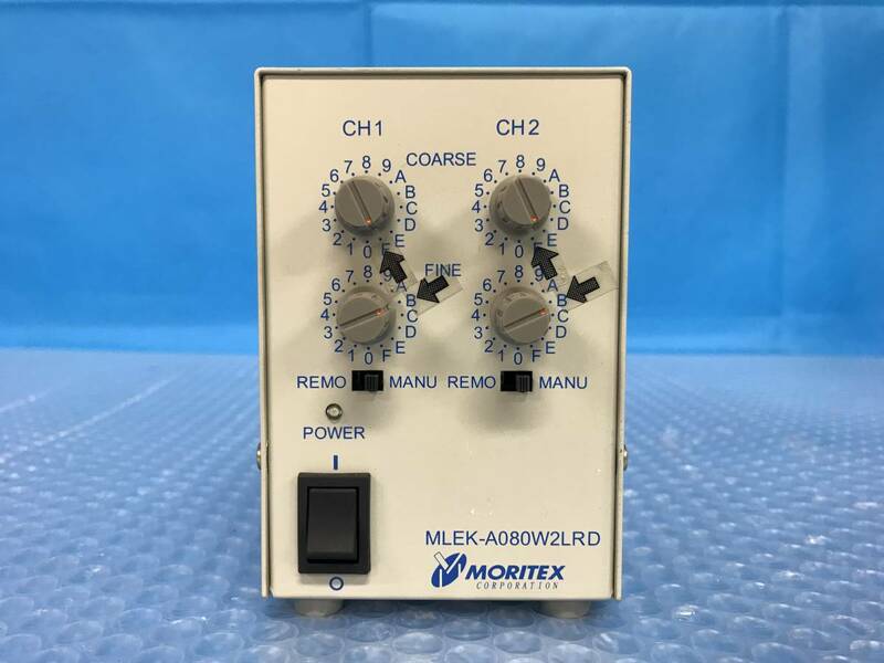 [CK19111] MORITEX MLEK-A080W2LRD 定電流照明電源 通電のみ 現状渡し
