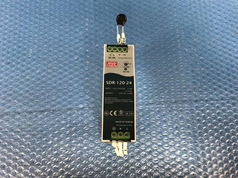 [CK19858] MW MEAN WELL SDR-120-24 スイッチング電源 動作保証