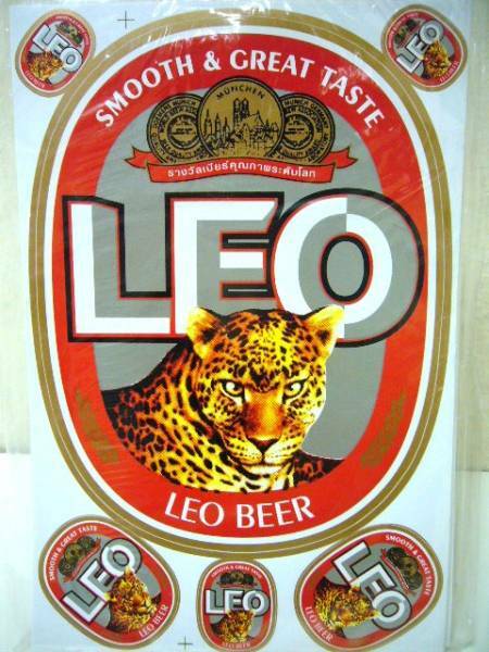 ★THAI/ＬＥＯ ＢＥＥＲ/リオビアー/タイ/ロゴステッカー★