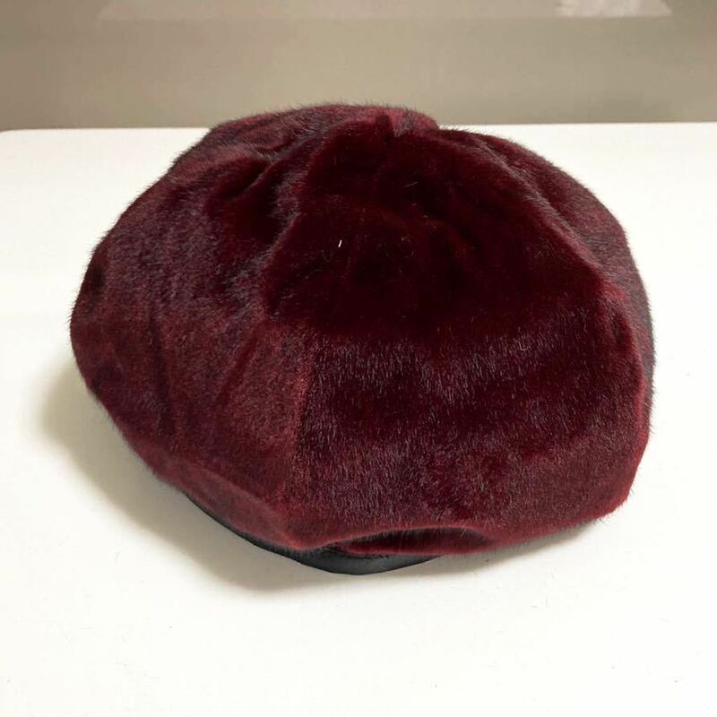 ベレー帽 帽子 キャップ ハット 赤系 ワインレッド 14＋ いちよんプラス メーカー ファッション 軽い ユニセックス レディース メンズ