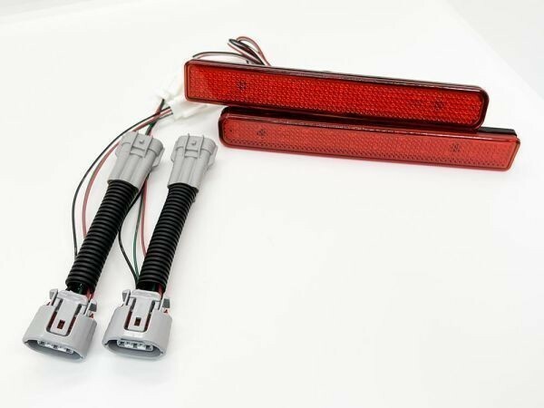 YO-530-B 【スペーシアカスタム MK53S 全灯化 カプラーオン LED リフレクター】 反射板 アクセサリー カスタム テールランプ リア