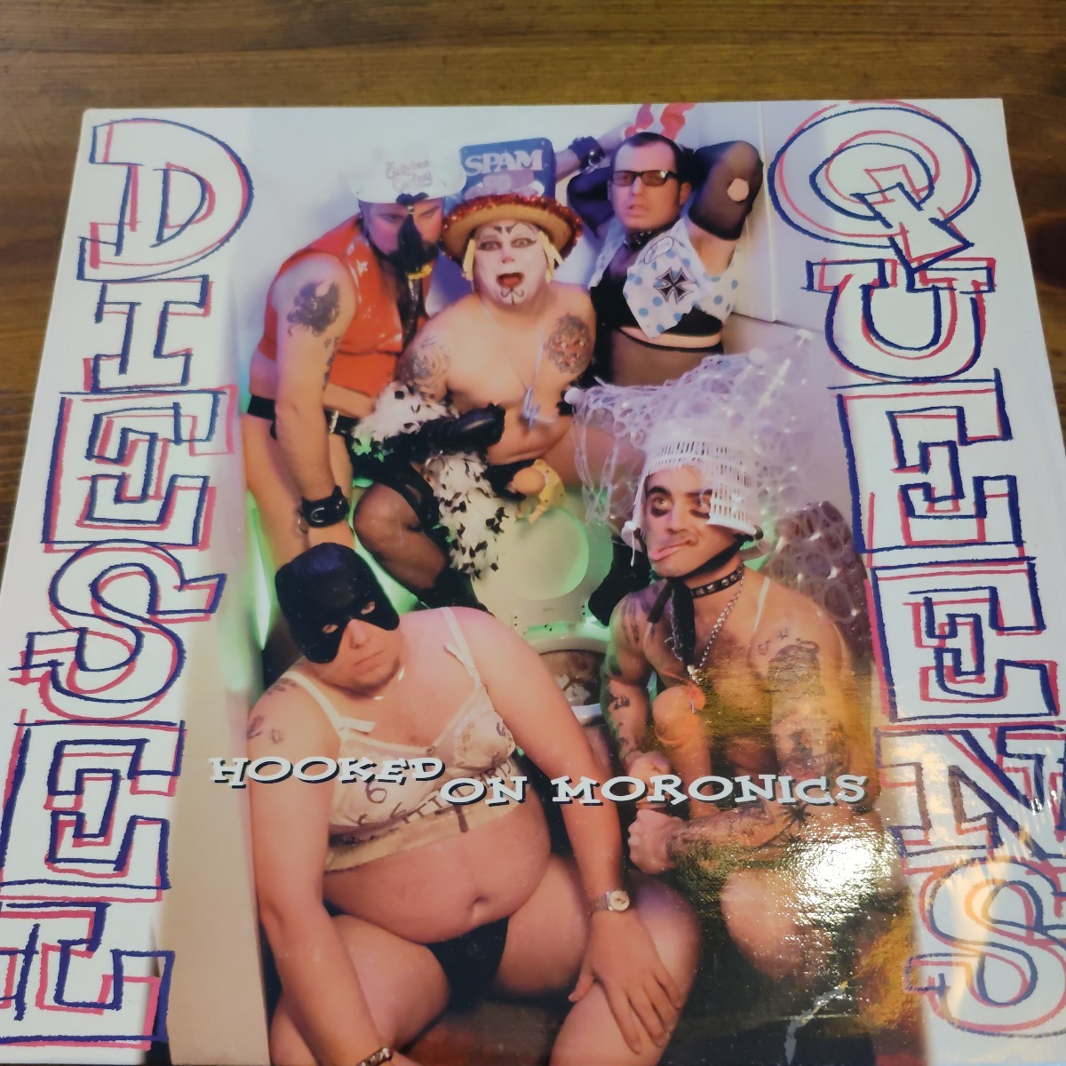 LP Diesel Queen's / Hooked On Moronics Garage Punk 中古レコード 1995年
