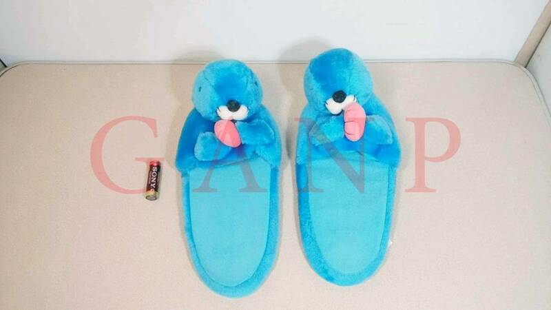 Bonobono Slippers Plush Toy /ぼのぼの　スリッパ　BS-1　ぬいぐるみ　バンプレスト　BANPRESTO　プライズ景品・非売品(not for sale)