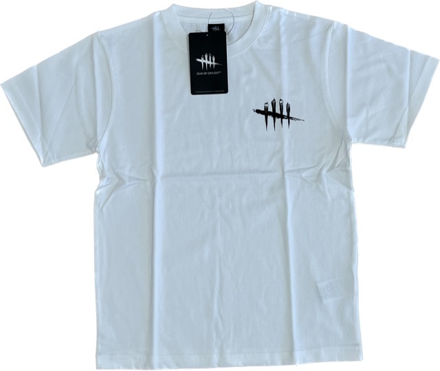 DEAD BY DAYLIGHT バックロゴ　半袖Tシャツ　ホワイト　Sサイズ　C5131LT