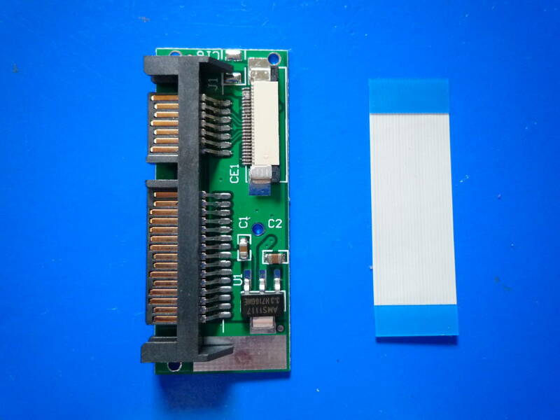 ☆彡1.8 LIF 24pin SSD を SATA 22pin (15+7) に接続変換 　SATA-03