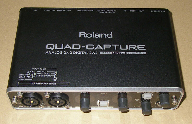 ★Roland QUAD-CAPTURE UA-55 (美品）★OK!!★MADE in JAPAN★